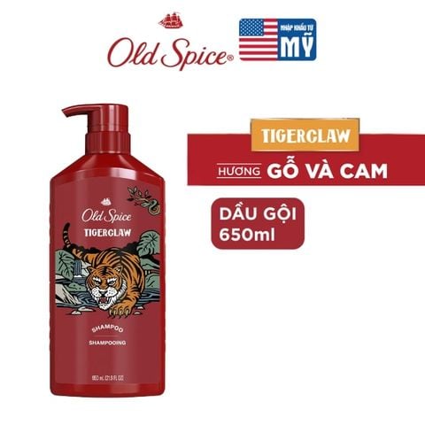  Dầu Gội Cho Nam Old Spice Tigerclaw Shampoo 