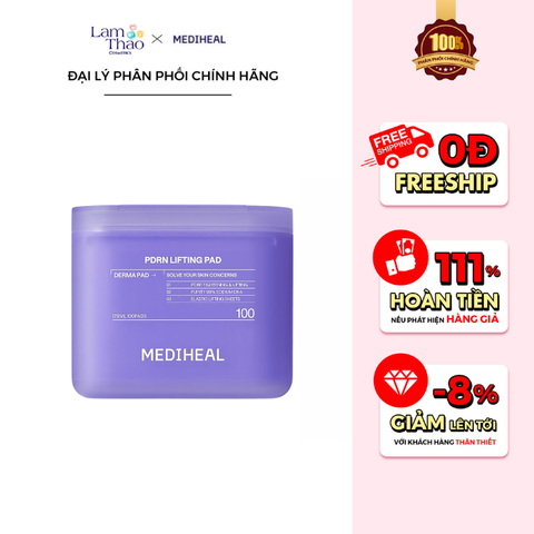  Toner Pad Hỗ Trợ Nâng Cơ & Tái Tạo Da Mediheal PDRN Lifting Pad 