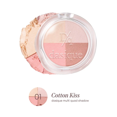  Bảng Phấn Mắt 4 Ô Đa Năng Dasique Multi Quad Shadow 