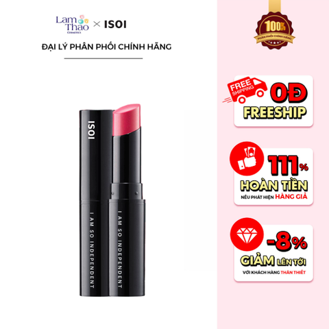  Son Dưỡng Có Màu Giúp Cấp Ẩm ISOI Bulgarian Rose Lip Treatment Balm 