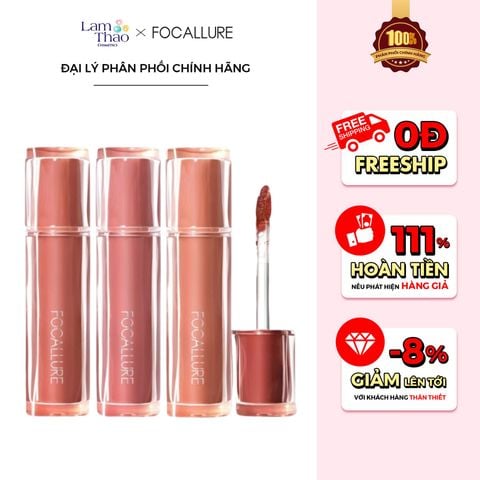  Son Tint Bóng Focallure Juicy Hydrating Lip Tint 