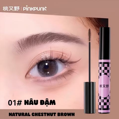  Mascara Lông Mày PinkPunk No More Brow Worries Tinted Brow Mascara 