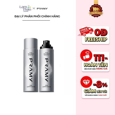  Xịt Khoá Trang Điểm Dưỡng Ẩm Pramy Makeup Artist Setting Spray 
