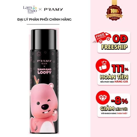  Xịt Khoá Nền Pramy Makeup Setting Spray Zanmang Loopy Edition 