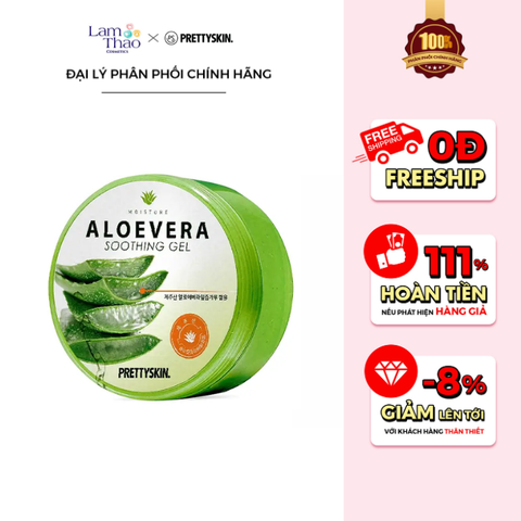  Gel Dưỡng Da Lô Hội Pretty Skin Aloe Vera Soothing Gel 