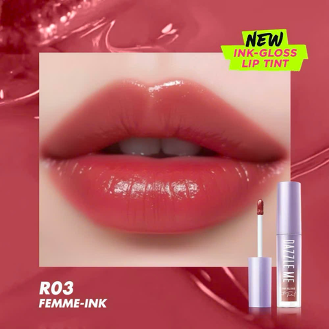  Son Tint Dưỡng Ẩm Căng Bóng DAZZLE ME Ink-Gloss Lip Tint 
