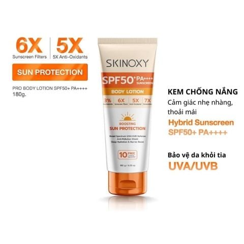  Dưỡng Thể Chống Nắng Skinoxy Pro Sun Protection Body Lotion SPF50+ PA++++ 