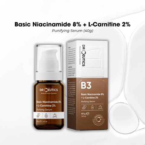  Tinh Chất Làm Trắng Dr.ceutics B3 Basic Niacinamide 8% + L-Carnitine 2% Purifying Serum 
