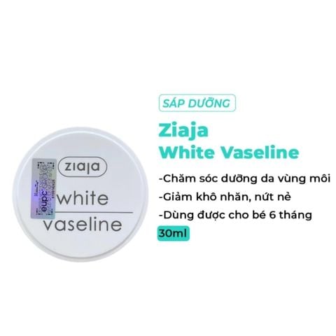  Sáp Vaseline Giữ Ẩm Ziaja White Vaseline 