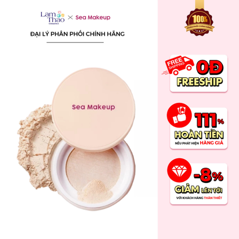  Phấn Phủ Bột Kiềm Dầu Sea Makeup Blur And Set Loose Powder 