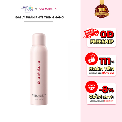  Xịt Lót & Khoá Trang Điểm Sea Makeup Stayput Prime & Set Setting Spray 