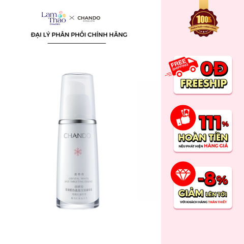  Tinh Chất Làm Mờ Thâm Nám & Dưỡng Trắng Pha Lê Chando Himalaya Crystal White Spot-Targeting Essence 