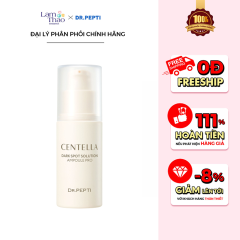  Tinh Chất Dưỡng Sáng Da Cải Thiện Nếp Nhăn Dr.Pepti Centella Dark Spot Solution Ampoule Pro 