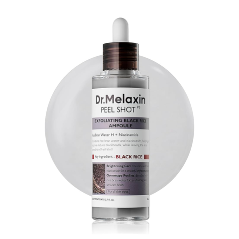  Tinh Chất Loại Bỏ Tế Bào Chết Từ Gạo Đen Dr. Melaxin Peel Shot Exfoliating Black Rice Ampoule 