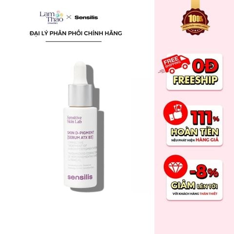  Tinh Chất Giúp Giảm Và Ngăn Ngừa Thâm Nám Sensilis Skin D-Pigment [Serum Atx B3] 