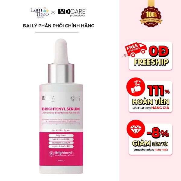 MUA 1 SP MD CARE FULLSIZE TẶNG 01 SRM 30ML Tinh Chất Làm Sáng Da Đa Tầng MD Care Brightenyl Serum Advanced Brightening Complex