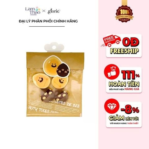  Set 4 Bông Trang Điểm Glorie Bakery Collection Mini Finger 
