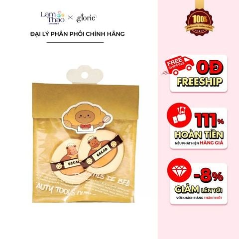  Set 2 Bông Phấn Cushion Glorie Bakery Collection Bread 