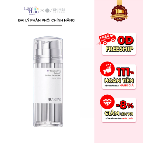  Tinh Chất Hỗ Trợ Mờ Nếp Nhăn SHIMBI Method Derma Serum Bakuchiol 1%, Retinol, Retinol Derivative 