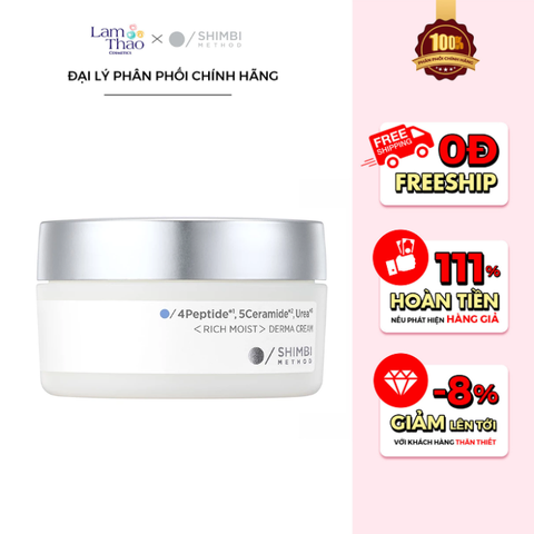  Kem Dưỡng Ẩm Phục Hồi Chuyên Sâu Cho Da Khô Shimbi Method Rich Moist Derma Cream 
