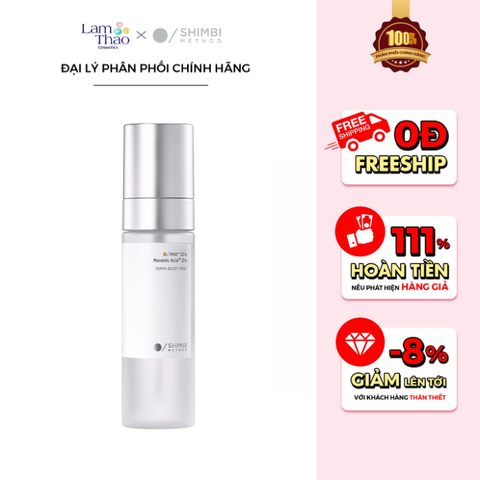  Tinh Chất Dạng Xịt Tẩy Tế Bào Chết Shimbi Method Derma Boost Mist PHA 12% + Mandelic Acid 2% 