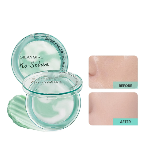  Phấn Phủ Dạng Sáp Kiềm Dầu Silkygirl No-Sebum Shine Eraser 