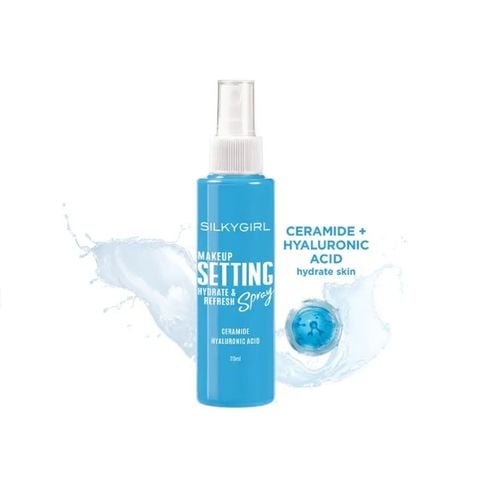  Xịt khoá Makeup Cấp Ẩm Silkygirl Makeup Setting Spray - Hydrate & Refresh 
