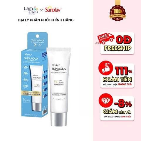  Serum Chống Nắng Sunplay Skin Aqua UV Defense Dou Serum 