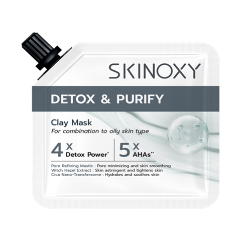  Mặt Nạ Đất Sét Thải Độc & Sạch Sâu Cho Da Dầu Skinoxy Detox & Purify Clay Mask 