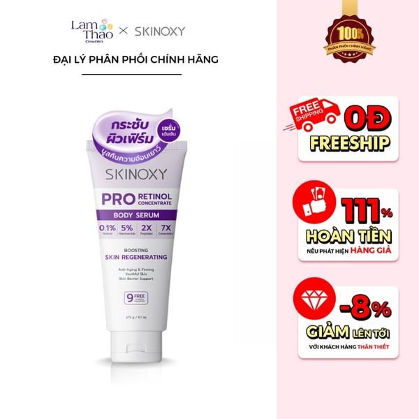 Tinh Chất Dưỡng Thể Skinoxy Pro Retinol Concentrate Body Serum