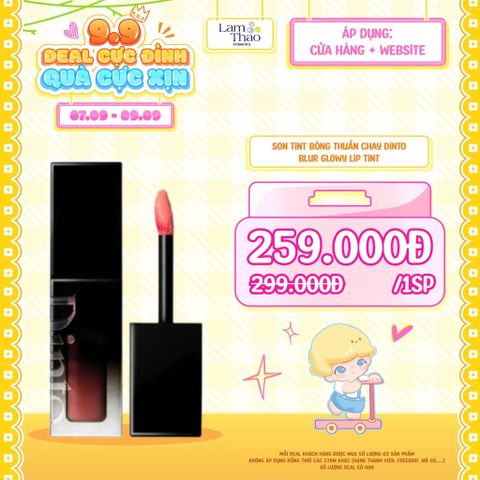  [DEAL SỐC 07.09 - 09.09] Son Tint Bóng Thuần Chay Dinto Blur Glowy Lip Tint 