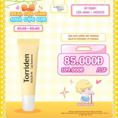  [DEAL SỐC 07.09 - 09.09] Tinh Chất Dưỡng Môi Torriden Solid In Ceramide Lip Essence 