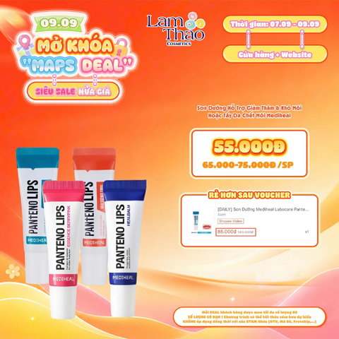  [DEAL SỐC 07.09 - 09.09] Son Dưỡng Hỗ Trợ Giảm Thâm & Khô Môi Mediheal Labocare Pantenolips 