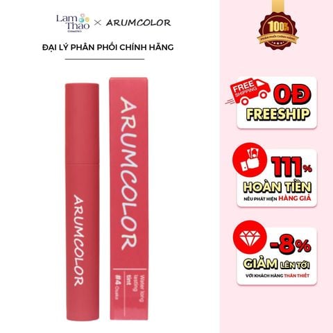  Son Tint Bóng Arumcolor Water Long Lasting Tint 