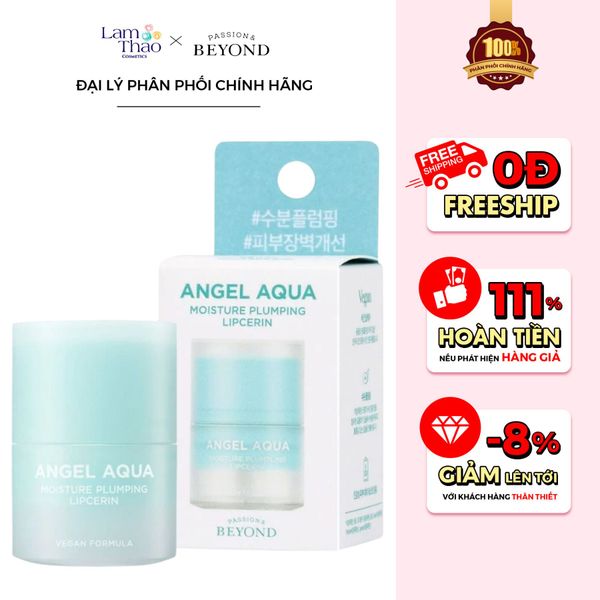 Dưỡng Môi Dạng Thỏi Vặn Beyond Angel Aqua Moisture Plumping Lipcerin