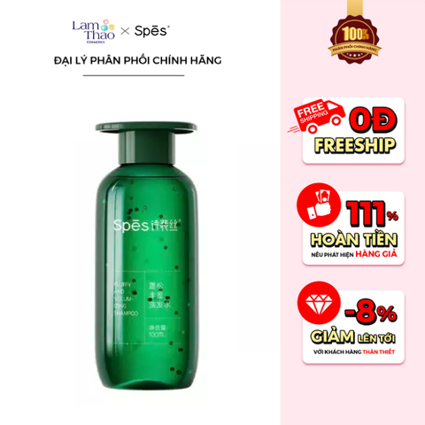  Dầu Gội Làm Phồng Tóc & Hỗ Trợ Kiểm Soát Dầu Spes Fluffy And Volumizing Shampoo 