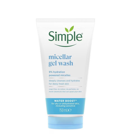  Gel Rửa Mặt Làm Sạch Và Cấp Ẩm Cho Da Simple Micellar Gel Wash 