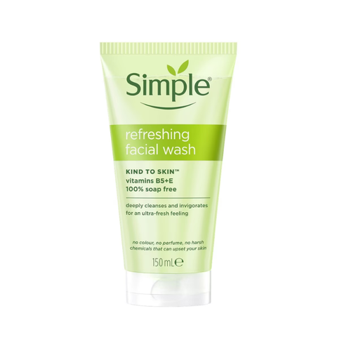  Sữa Rửa Mặt Giúp Da Sạch Thoáng Simple Refeshing Facial Wash 