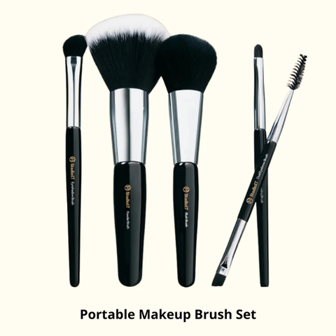  Bộ Cọ Trang Điểm 5 Cây Studio17 Portable Makeup Brush Set 