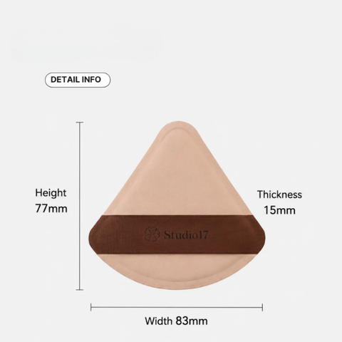  Bông Mút Trang Điểm Hình Tam Giác Studio17 Pang Pang Triangle Puff 