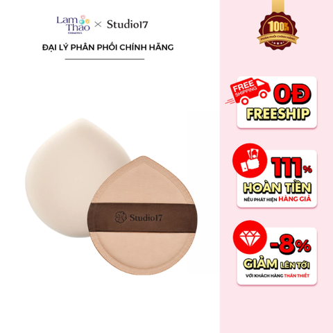  Bông Mút Trang Điểm Studio17 Pang Pang Big Puff 