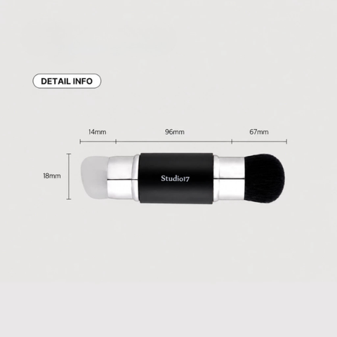  Cọ Má Hồng Silicone 2 Đầu Studio17 Dual Silicone Blush Brush 