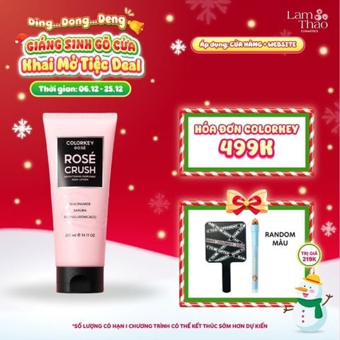  Sữa Dưỡng Thể Colorkey Rose Crush Perfumed Brightening Body Lotion 