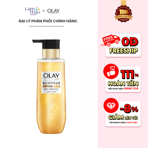  Sữa Tắm Dưỡng Sáng Da Hương Nước Hoa Hồng Cao Cấp Olay Luminous Body Wash 