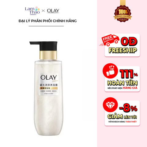  Sữa Tắm Dưỡng Sáng Da Hương Trái Vải Tươi Mát Olay Luminous Body Wash 