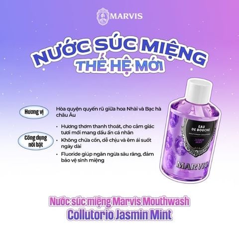  Nước Súc Miệng Marvis Collutorio Jasmin Mint 