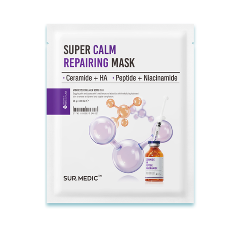  Mặt Nạ Phục Hồi & Làm Dịu Da Sur.Medic+ Super Calm Repairing Sheet Mask 