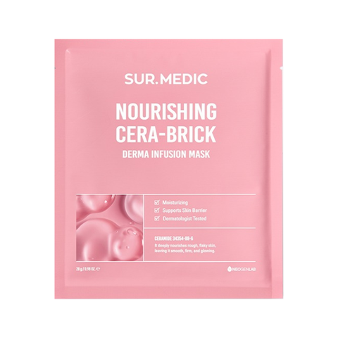  Mặt Nạ Dưỡng Ẩm Và Cải Thiện Độ Đàn Hồi Cho Da Sur.Medic+ Derma Infusion Mask Nourishing Cera-Brick 