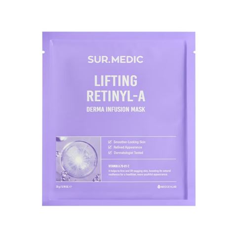  Mặt Nạ Nâng Cơ Giảm Nếp Nhăn Sur.Medic+ Derma Infusion Mask Lifting Retinyl-A 