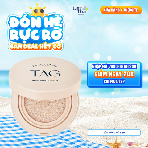  Phấn Nước Căng Bóng Chống Nắng TAG Dewy Skin Cushion SPF50+ PA+++ 